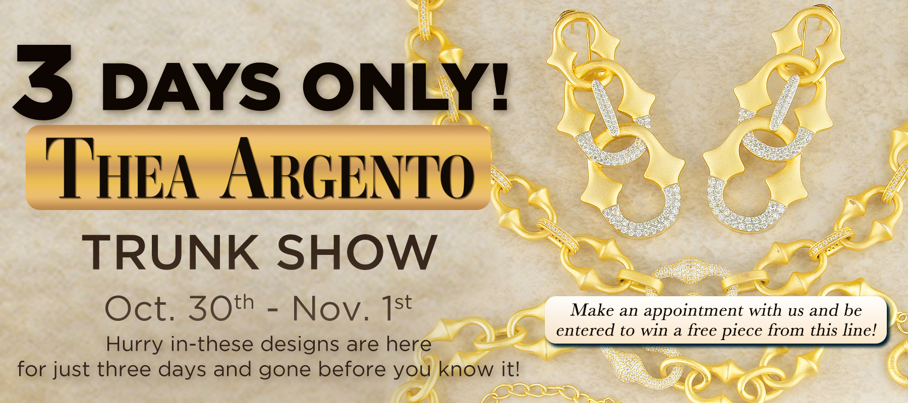 Thea Argento Trunk Show at Zembar Jewelers