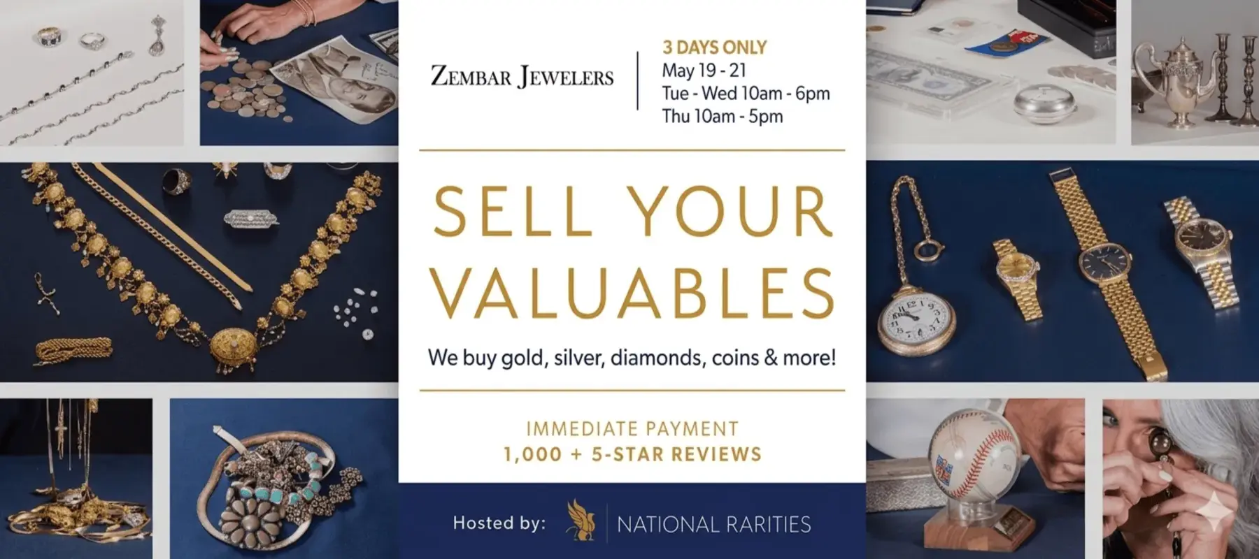 zembar jewelers we buy valuables